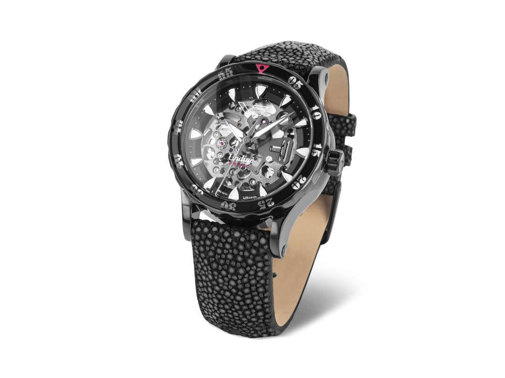 Vostok Europe Undiné Rebel Automatik Uhr, Limitierte Edition, NH72-515D766-L-BK