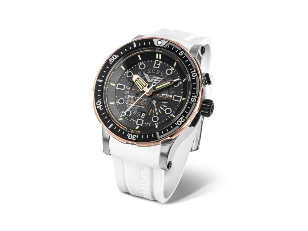 Vostok Europe Batiscafos Quartz Uhr, Schwarz, 49.7 mm, PX84-511E769-L-BK