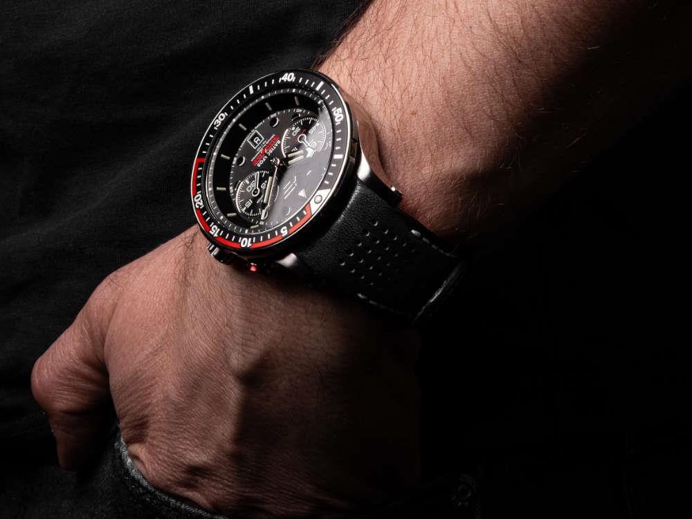 Vostok Europe Batiscafos Quartz Uhr, Schwarz, 49.7 mm, PX84-511E769-L-BK