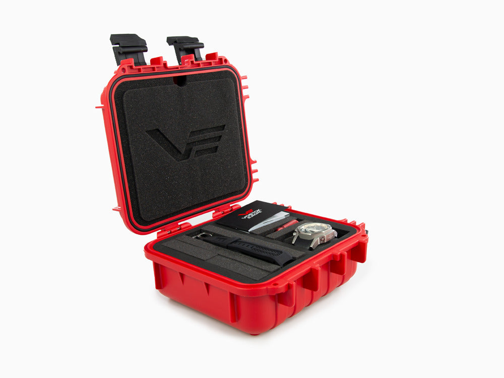 Vostok Europe Atomic Age Quartz Uhr, 48 mm, Tritium, Chrono, VK64-640A698