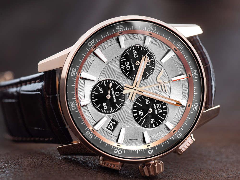 Vostok Europe Limousine Grand Chronograph Quartz Uhr LE, VK68-561B785