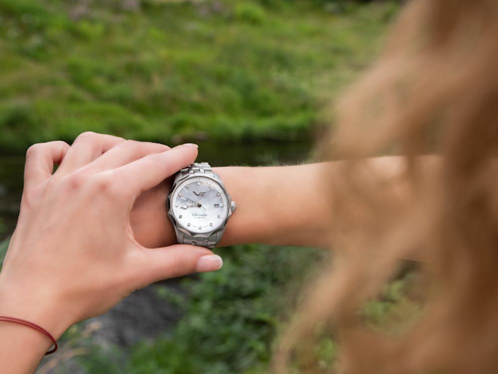 Vostok Europe Vilnelė Diamond Quartz Uhr, 39 mm, VS42-125A755-L-BL