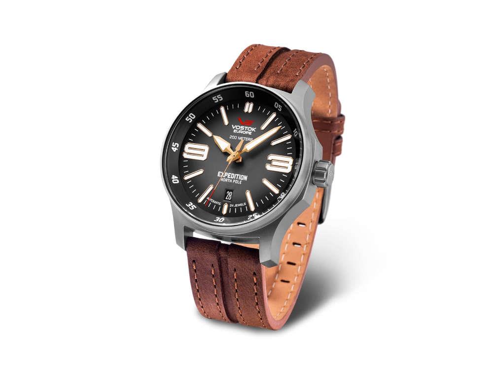 Vostok Europe Expedition North Pole Automatik Uhr, Schwarz, 43mm, YN55-592A555