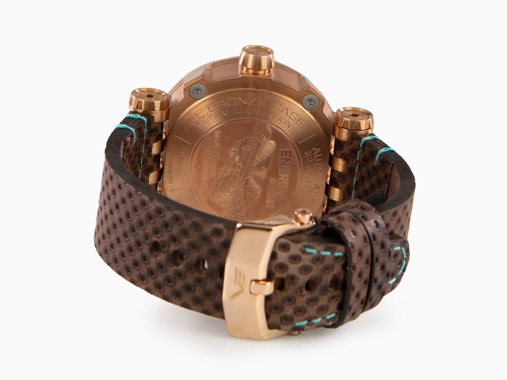 Vostok Europe Energia II Automatik Uhr, Bronze, 48 mm, Tritium, YN84-5750540