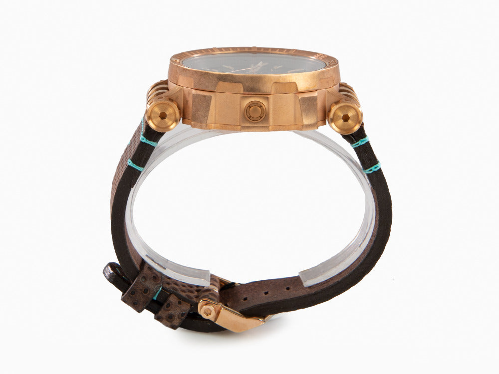 Vostok Europe Energia II Automatik Uhr, Bronze, 48 mm, Tritium, YN84-5750540