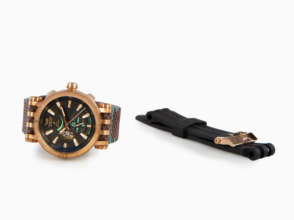 Vostok Europe Energia II Automatik Uhr, Bronze, 48 mm, Tritium, YN84-5750540