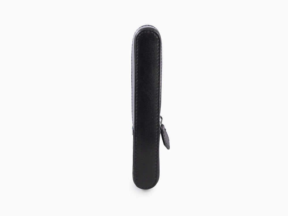 Visconti Accesorios 1 Etui, Leder, Starr, Der Reißverschluss, Schwarz, KL40-01