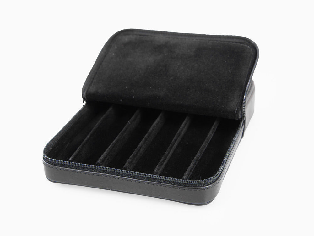 Visconti Accesorios Etui, Leder, Starr, 6 Schreibgeräte, Schwarz, KL40-06