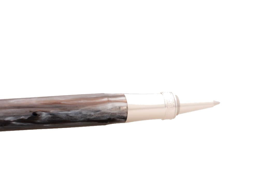 Visconti Comedia Purgatorio Roller, Acryl-Edelharz, Grau, Palladium, KP10-50-RB