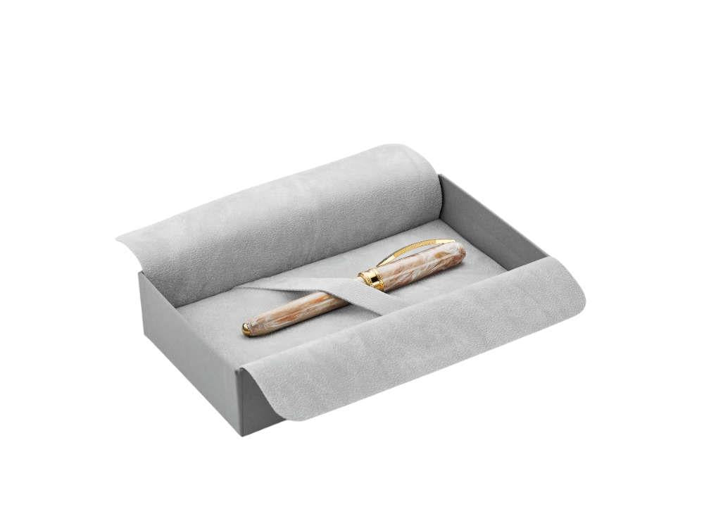 Visconti Comedia Virgilio Füllfederhalter, Rose, Vergoldet, KP10-53-FP