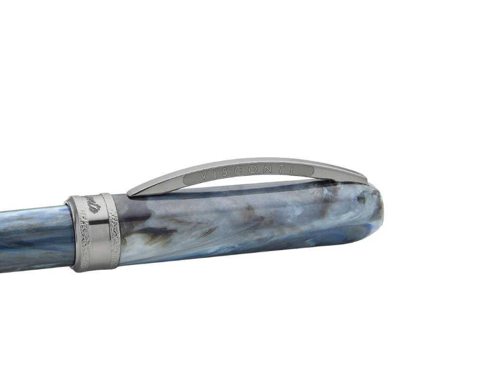 Visconti Comedia Caronte Roller, Blau, Ruthenium Akzenten, KP10-54-RB