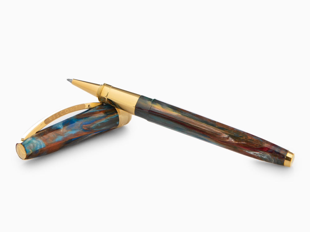 Set Visconti Van Gogh Oiran Roller, Vergoldet, VeilchenblauKP12-22-RB