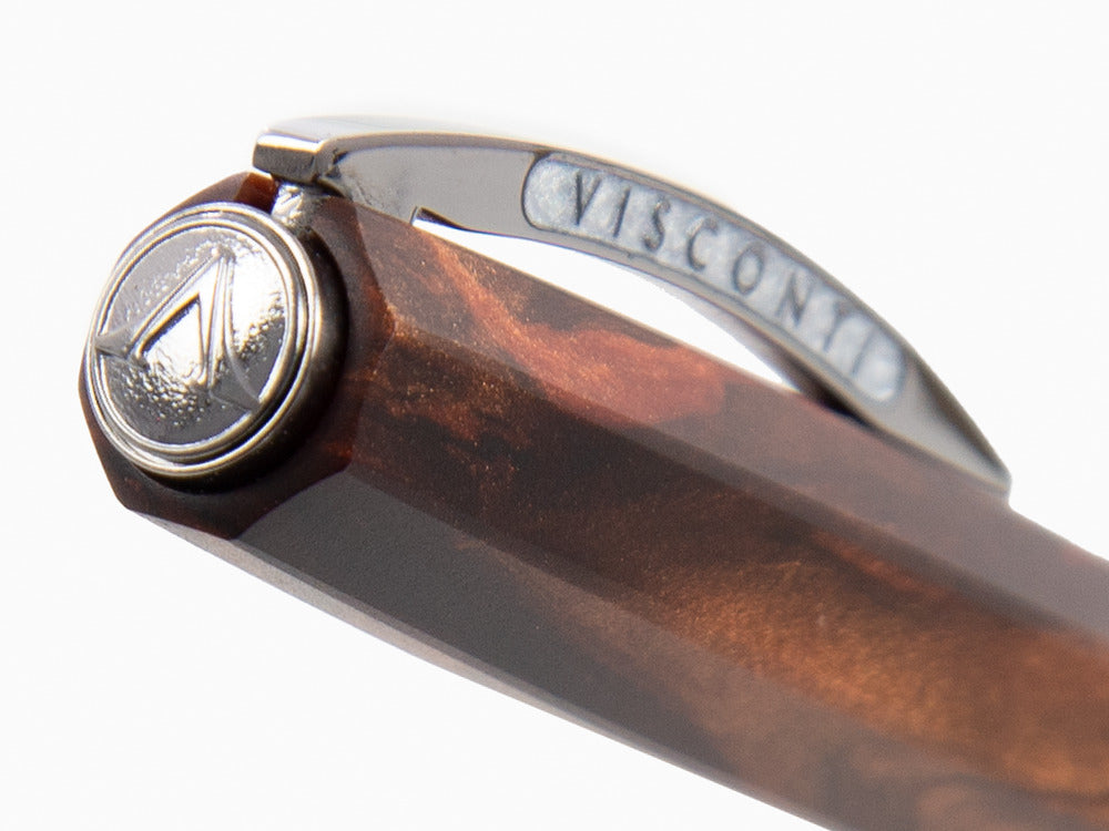 Visconti Medici Kugelschreiber, Acrosilk, Ruthenium Akzenten, KP17-40-01-BP