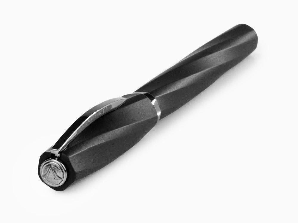Visconti Divina Matte Füllfederhalter, Edelharz, Schwarz, KP18-09-FP
