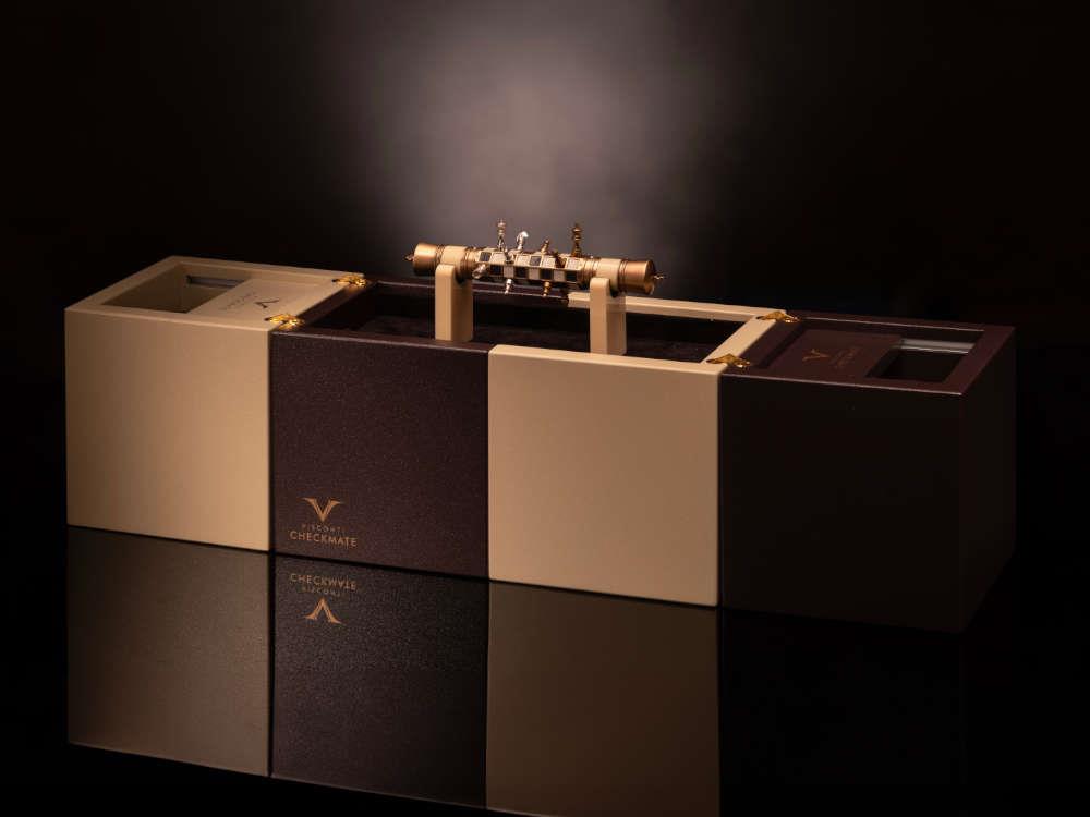 Visconti Checkmate Roller, Bronze, Elfenbein, Limitierte Edition, KP62-01-RB