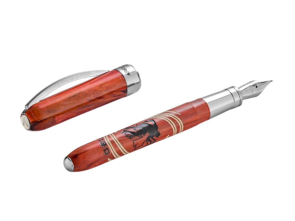 Hitchcock Vertigo Hitchcock Füllfederhalter, Palladium, KP64-02-FP