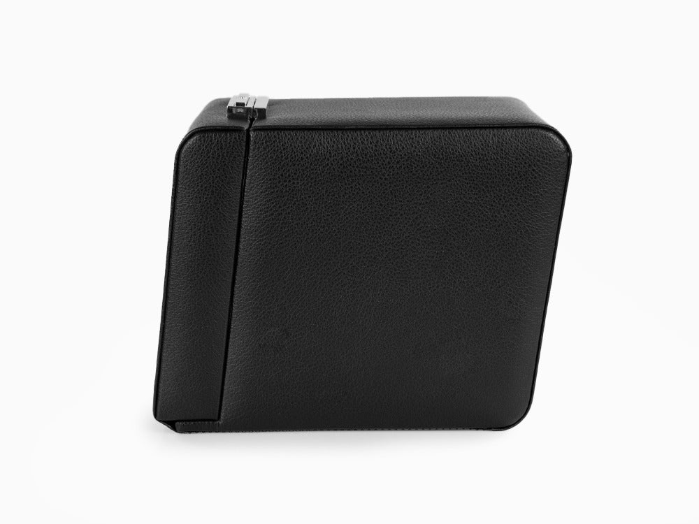 WOLF Viceroy Uhrenbeweger, 1 Uhr, Schwarz, Vegane Leder, 456002