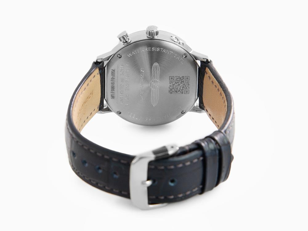 Zeppelin LZ 129 Hindenburg Moonphase Lady Quartz Uhr, Blau, 36 mm, 7037-3