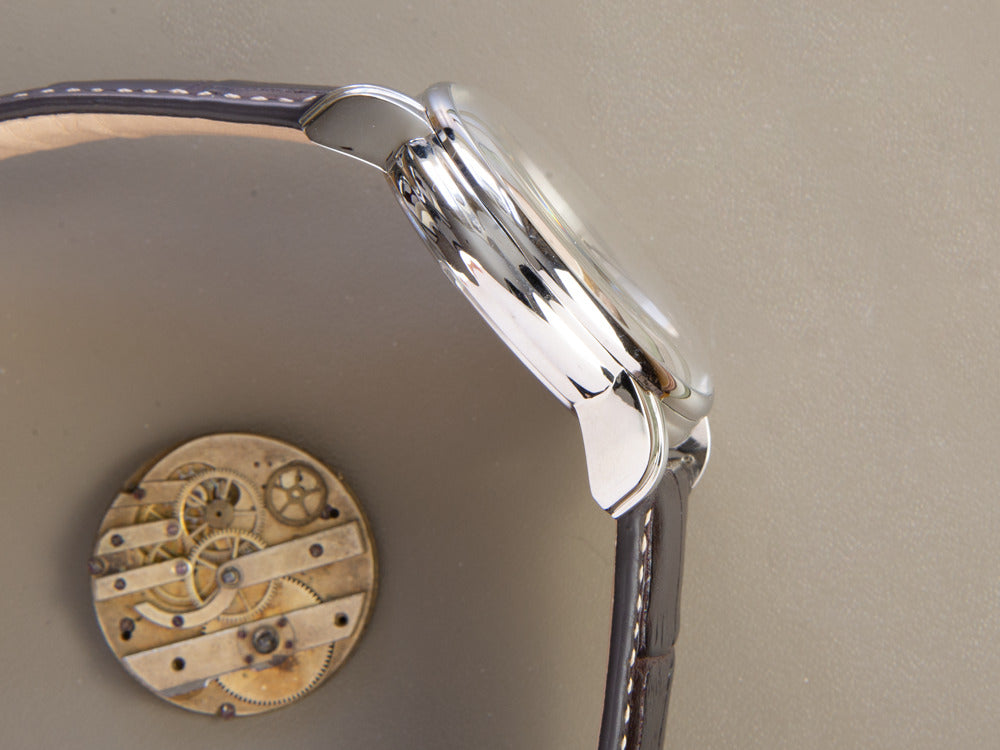 Zeppelin 100 Years Zeppelin Ed. 1 Quartz Uhr, Silber, 42 mm, GMT, 7640-1