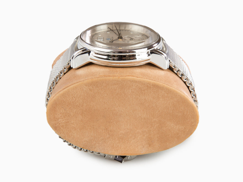 Zeppelin 100 Years Zeppelin Ed. 1 Quartz Uhr, Silber, 42 mm, Tag, GMT, 7640M-1