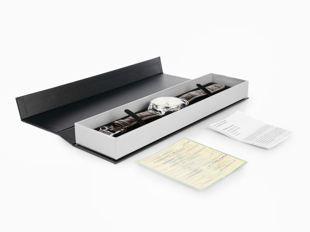 Zeppelin LZ 127 Graf Zeppelin Quartz Uhr, Beige, 42 mm, GMT, 7642-5