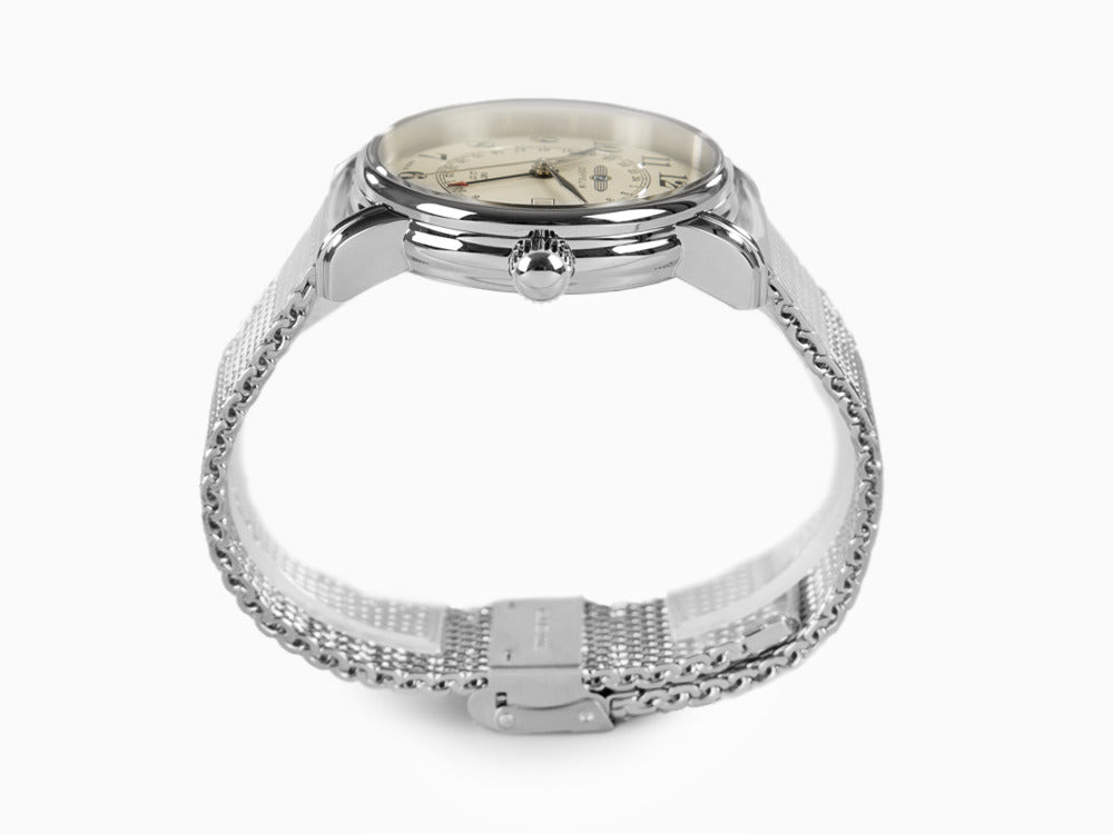 Zeppelin LZ 127 Graf Zeppelin Quartz Uhr, Beige, 42 mm, GMT, 7642M-5