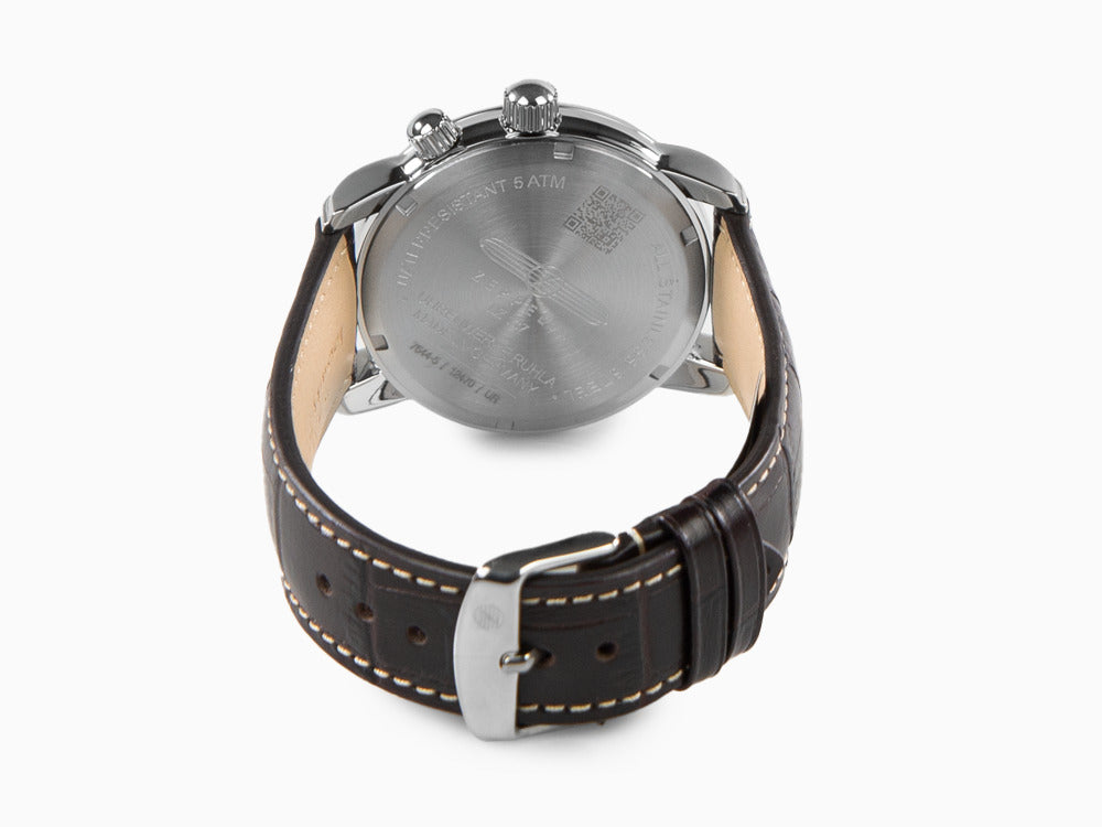 Zeppelin LZ 127 Graf Zeppelin Quartz Uhr, Beige, 42 mm, GMT, 7644-5