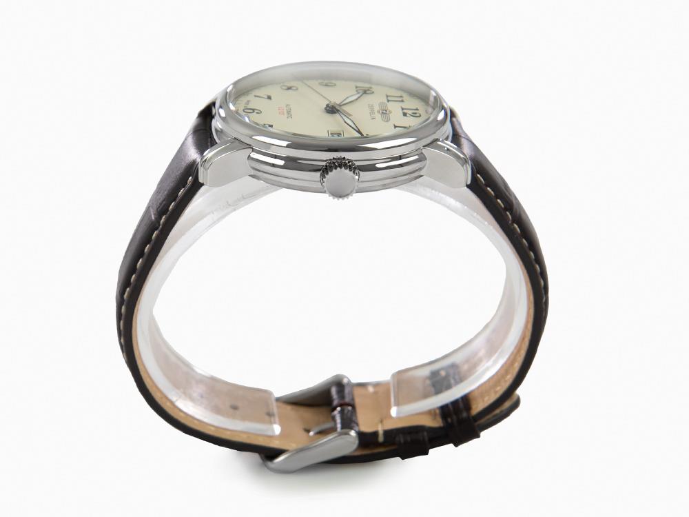 Zeppelin LZ 127 Graf Zeppelin Automatik Uhr, Beige, 42 mm, Tag, 7656-5