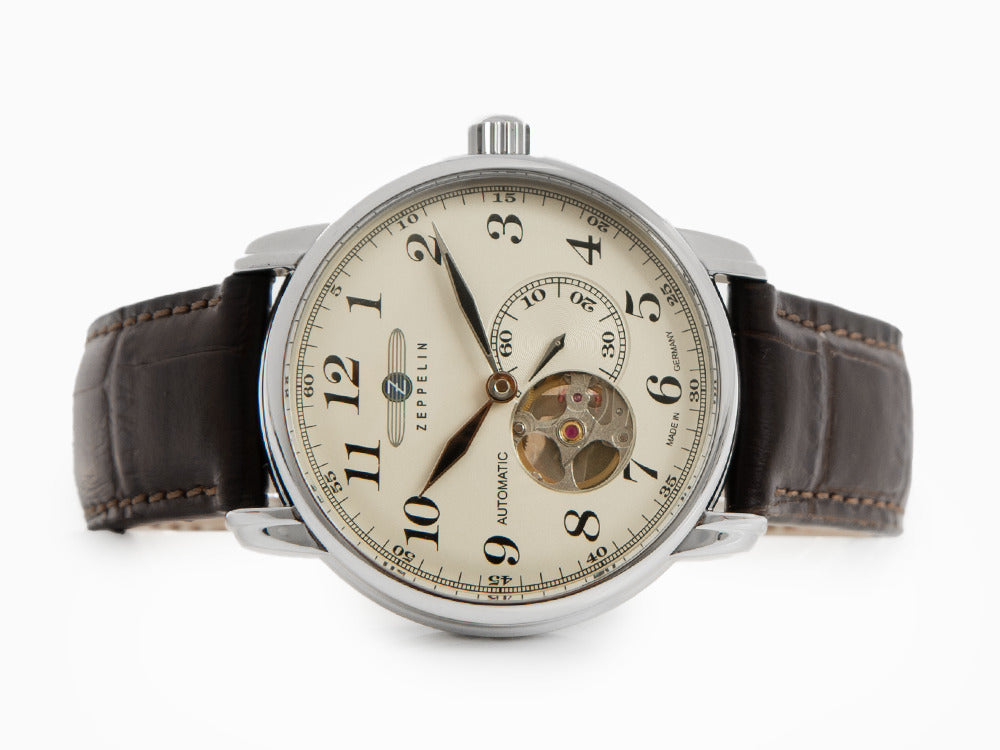 Zeppelin LZ 127 Graf Zeppelin Automatik Uhr, Beige, 40 mm, 7666-5
