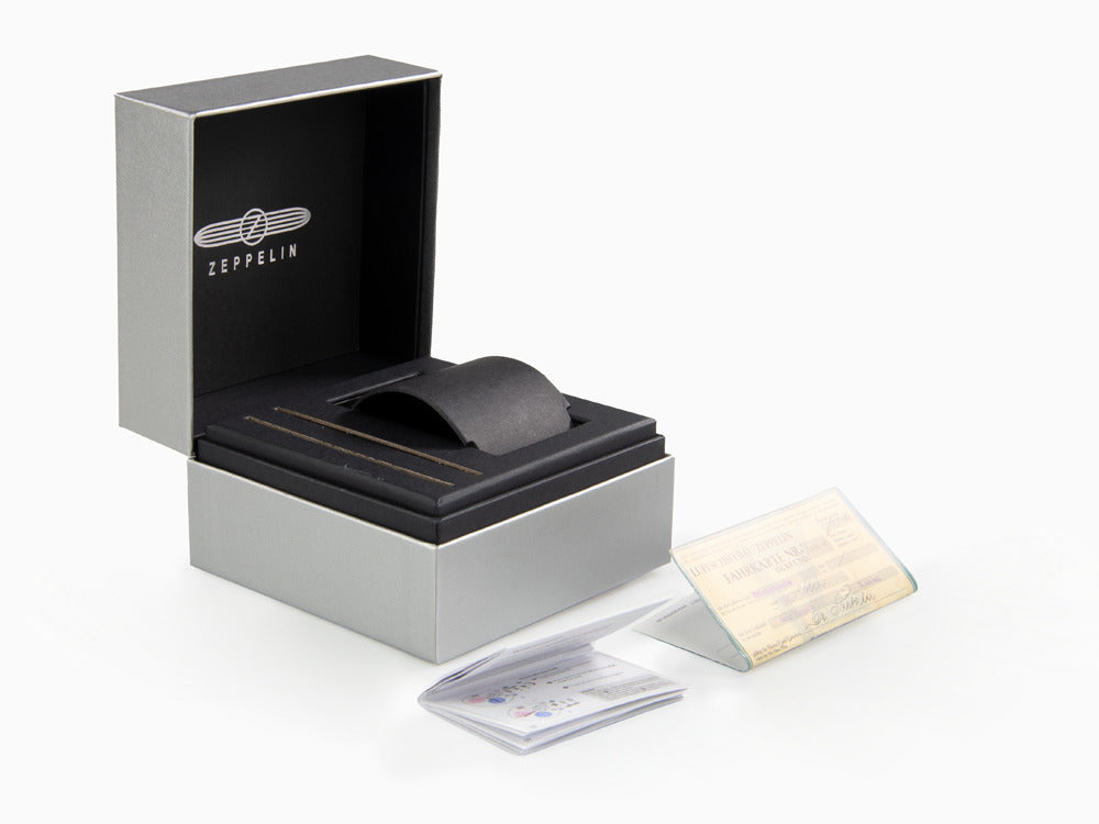 Zeppelin 100 Years Zeppelin Ed. 1 Quartz Uhr, 42 mm, Tag, 7680-1