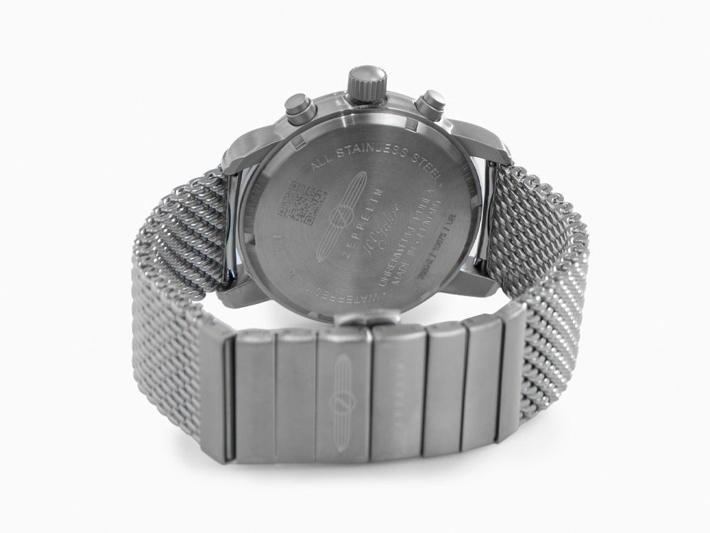 Zeppelin 100 Years Zeppelin Ed. 1 Quartz Uhr, Schwarz, 42 mm, Tag, 7680M-2