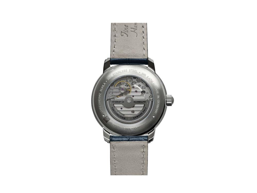 Zeppelin Friedrichshafen Open Heart Automatik Uhr, Blau, 40 mm, 8566-3