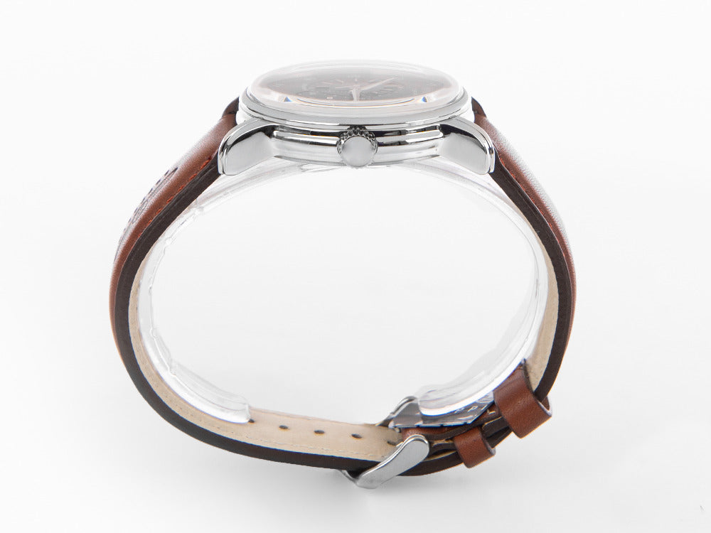 Zeppelin Captain Line Automatik Uhr, Blau, 42 mm, Lederband, 8662-3