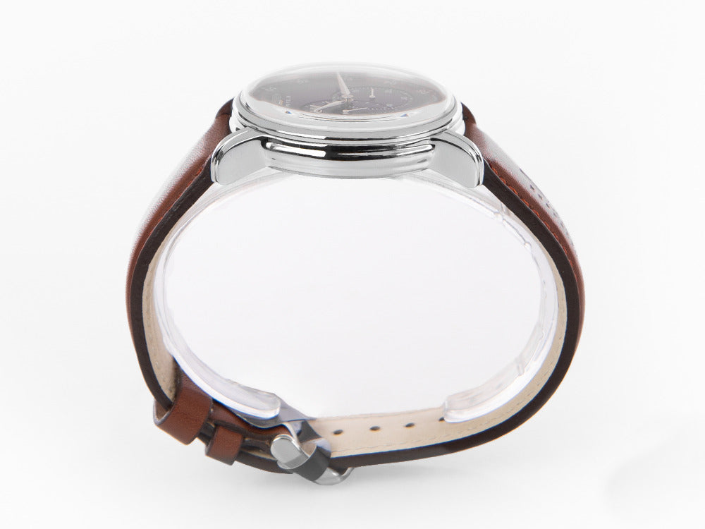 Zeppelin Captain Line Automatik Uhr, Blau, 42 mm, Lederband, 8662-3