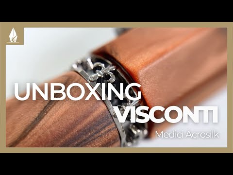 Visconti Medici Füllfederhalter, Acrosilk, Ruthenium, KP17-40-01-FP
