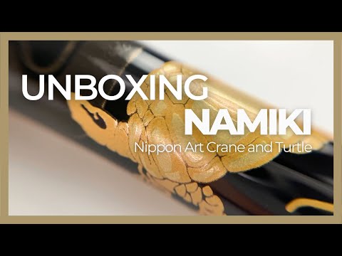 Namiki Nippon Art Crane and Turtle Füllfederhalter, Lack, FN-5M-TK