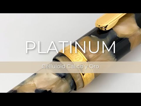 Platinum Celluloid Füllfederhalter Calico und Vergoldete PTB-30000S-67