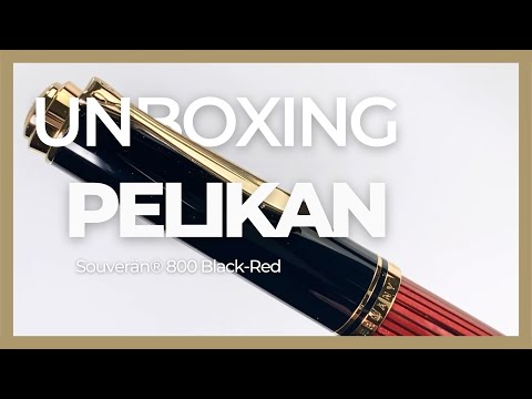 Pelikan Souverän 800 Black-Red Füllfederhalter, Edelharz, 816625