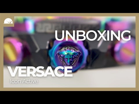 Versace Icon Active Quartz Uhr, Polycarbonat, Schwarz, 44 mm, VEZ701022
