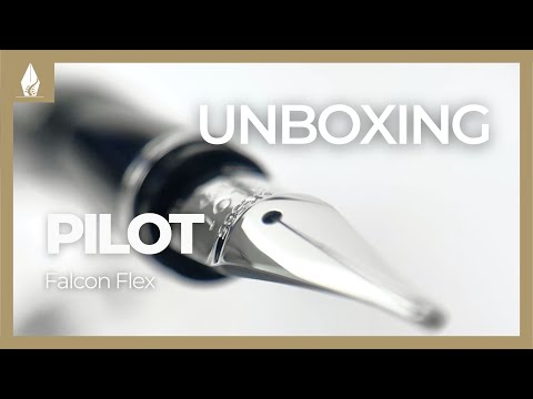 Pilot Falcon Füllfederhalter, Schwarz, Flexible Feder, Falcon-Black