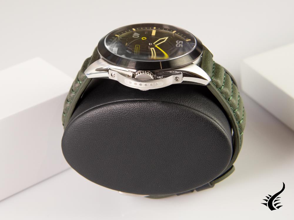 AVI-8 P-51 Mustang Hitchcock Greentree Automatik Uhr, Grün, 43 mm, AV-4086-03
