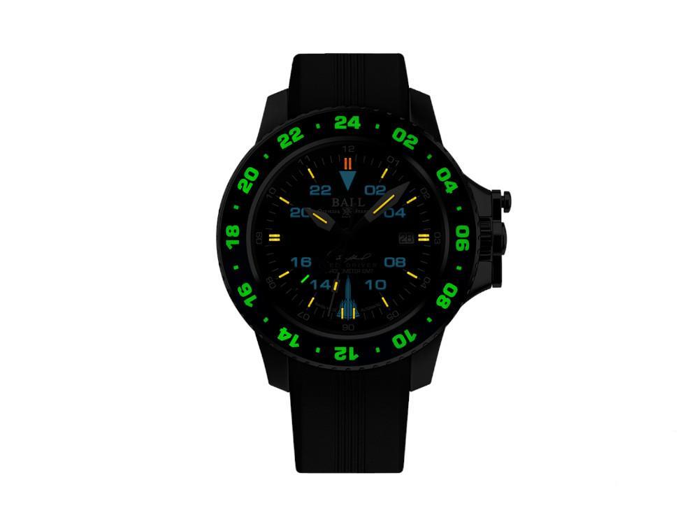 Ball Engineer Hydrocarbon AeroGMT Sled Driver Automatik Uhr, Schwarz, COSC