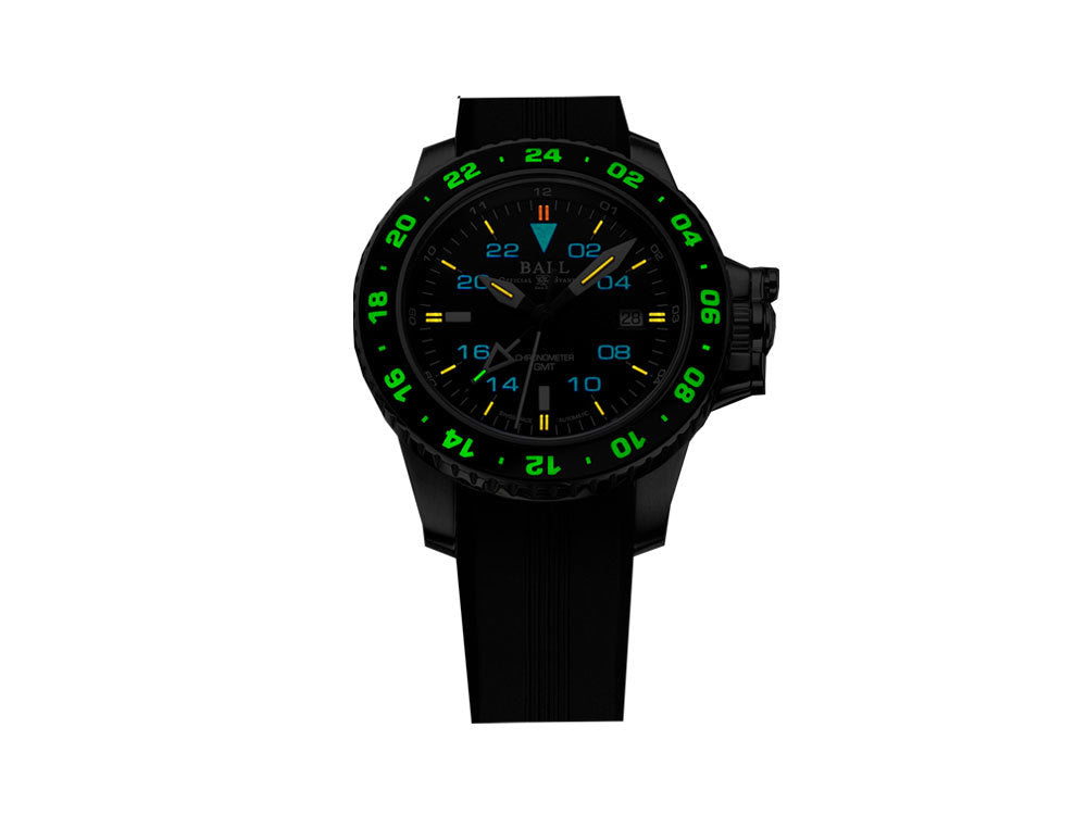 Ball Engineer Hydrocarbon AeroGMT II Automatik Uhr, 42 mm, Chronograph