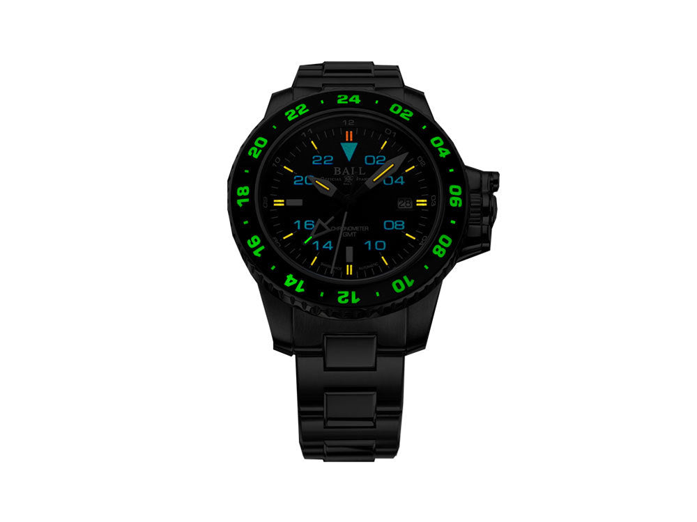 Ball Engineer Hydrocarbon AeroGMT II Automatik Uhr, Ball RR1201-C, Chronograph