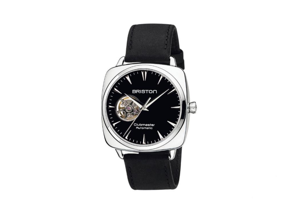 Briston Clubmaster Iconic Automatik Uhr, Schwarz, 40 mm, 18740.PS.I.1.LVCH