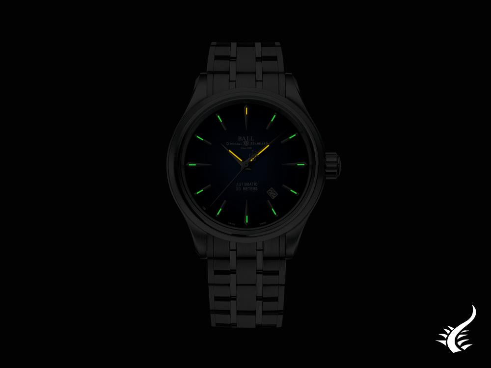 Ball Trainmaster Legend Automatik Uhr, 40 mm, Blau, Stahlband, NM9080D-S1J-BE