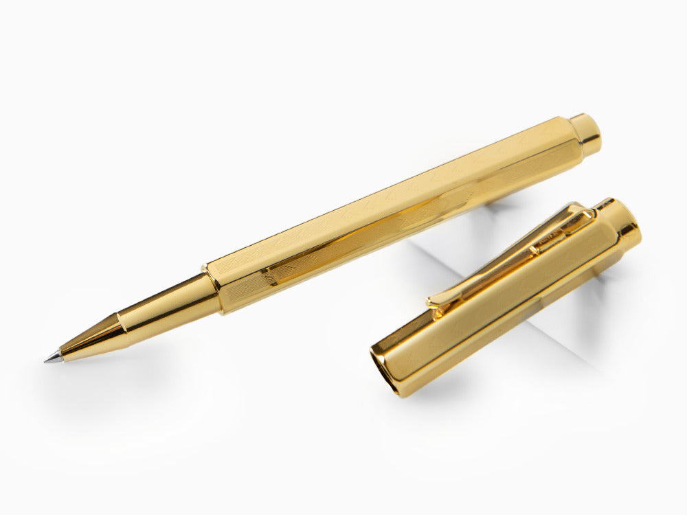 Caran d´Ache Ecridor Chevron Roller, PVD Gold, Gold, 838.208