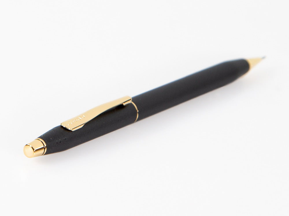 Cross Classic Century Minenbleistift 0.7mm, Schwarz, Vergoldet 23K, 250305