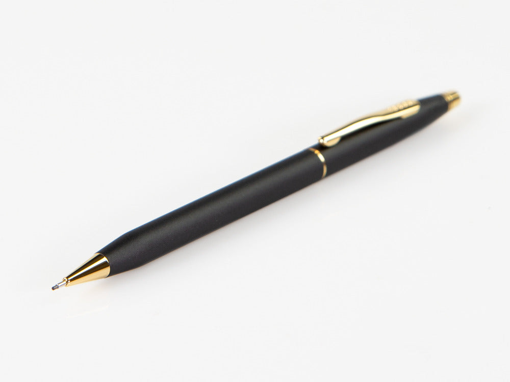 Cross Classic Century Minenbleistift 0.7mm, Schwarz, Vergoldet 23K, 250305