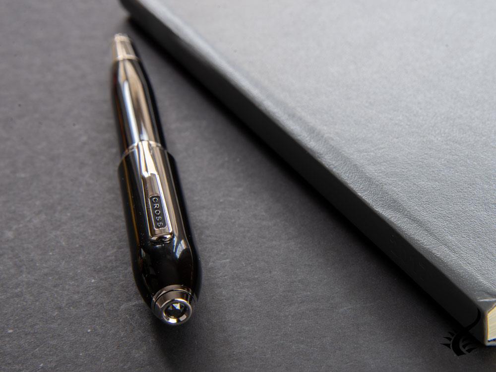 Cross Peerless 125 Füllfederhalter, Lack, Schwarz, Poliert, AT0706-1